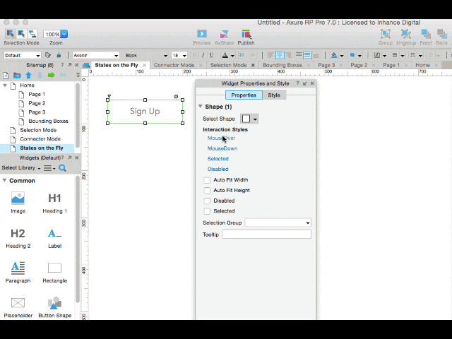 UX-Beginner-Axure-Quick-Interactions
