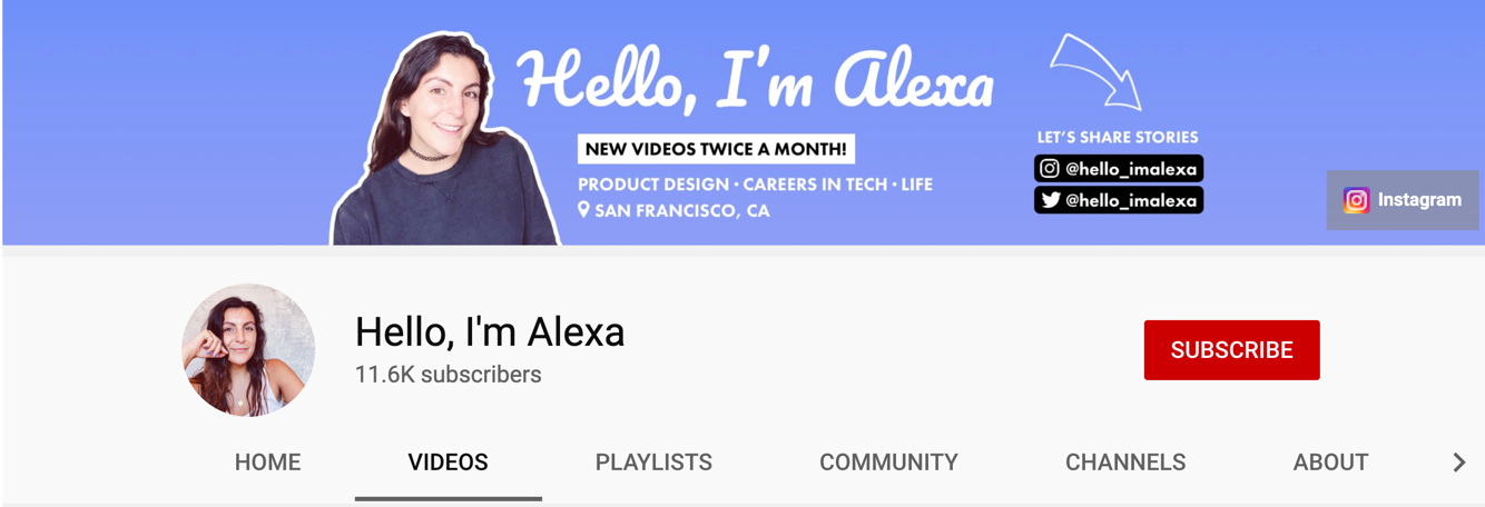 Youtube Channel - Hello I'm Alexa