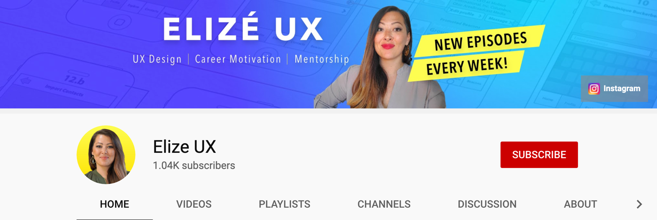 Elize UX Youtube Channel
