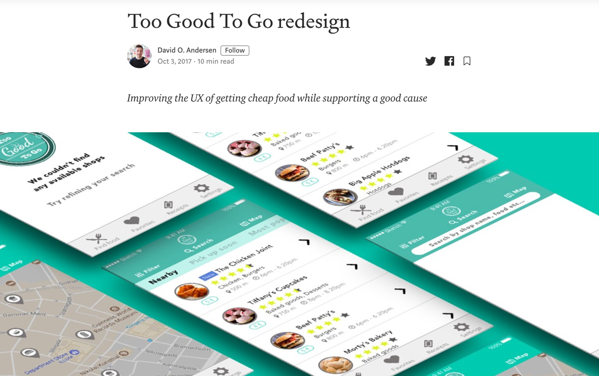 Too Good to Go Redesign