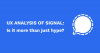 UX Analysis of Signal: Is it more than just hype?