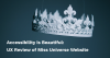 Accessibility is Beautiful: UX Review of Miss Universe Website